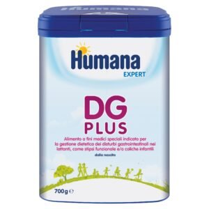 Humana DG Plus Expert Polvere 700g latte per coliche infantili stipsi e disturbi gastrointestinali