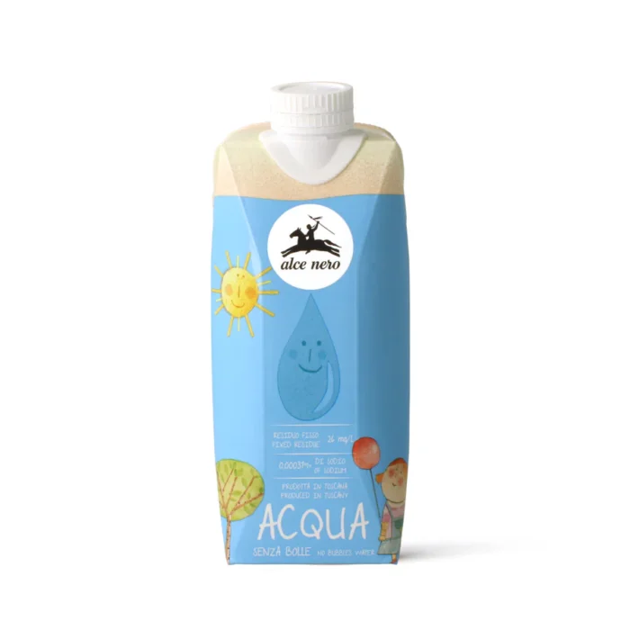 Bottiglia da 500ml di Alce Nero Acqua Microfiltrata naturale