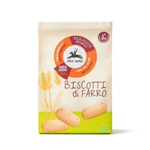 Confezione sacchetto da 250g di Alce Nero Biscotti di Farro biologici