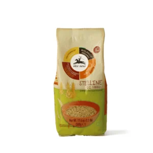 Confezione da 500g di Alce Nero Stelline di Grano Duro Cappelli biologiche