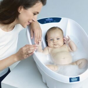 Vaschetta bagnetto AquaScale V3 con display digitale per peso e temperatura acqua