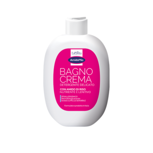Flacone da 400ml con erogatore a pompa di EuPhidra AmidoMio Bagno Crema Idratante