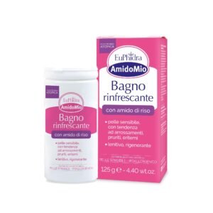 Confezione da 125g di EuPhidra AmidoMio Bagno Rinfrescante amido di riso in polvere