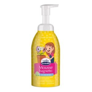 Flacone da 500ml di Mousse Bagnetto Euphidra AmidoMio con dispenser schiumogeno a pompa