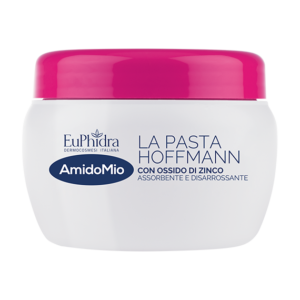 Vaso grande da 300g di EuPhidra AmidoMio Pasta Hoffmann per irritazioni cutanee