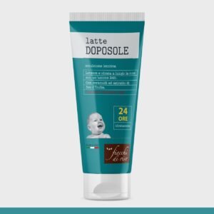 Flacone da 140ml di Fiocchi di Riso Latte Doposole idratante e lenitivo per neonati e bambini