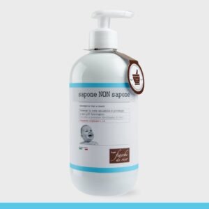 Flacone da 240ml di Fiocchi di Riso Sapone Non Sapone detergente delicato mani e viso