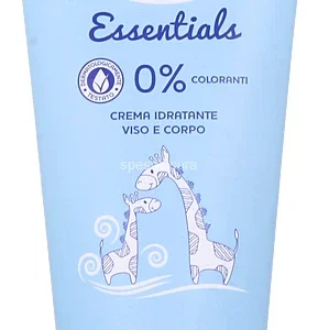 Tubo di crema Fissan Essentials corpo e viso idratante per neonati e bambini