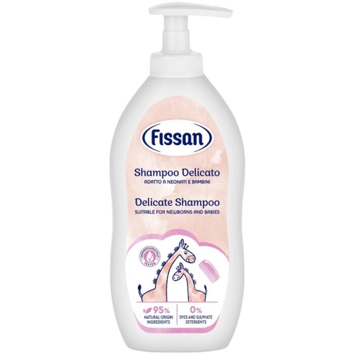 fissan-nuovo-shampoo-neonati-antilacrima-extra-delicato-400ml Flacone da 400ml di Nuovo Shampoo Neonati Antilacrima Extra Delicato Fissan