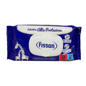 Confezione di salviettine Fissan Alta Protezione per il cambio pannolino con flap rigido