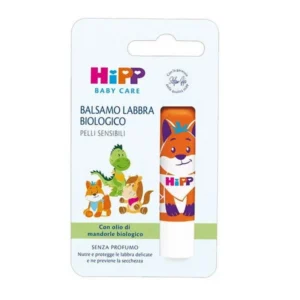 : Stick da 4,8g di balsamo labbra biologico HiPP Baby protettivo ed emolliente per neonati e bambini