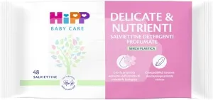 Confezione di salviettine delicate e nutrienti HiPP Baby Sanft con estratto di mandorla biologico per neonati