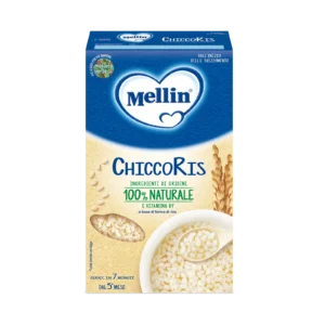 Confezione da 320g di pastina di riso senza glutine ChiccoRis Mellin per neonati