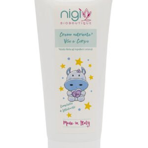 Tubo di crema nutriente viso e corpo Nigi Bioboutique da 100ml per neonati e bambini