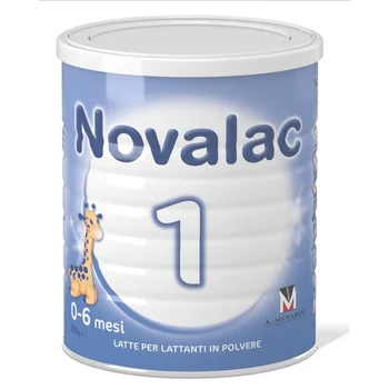 novalac-1-latte-polvere-lattanti-0-6-mesi-800g. Barattolo da 800g di Novalac 1 latte in polvere per lattanti dalla nascita