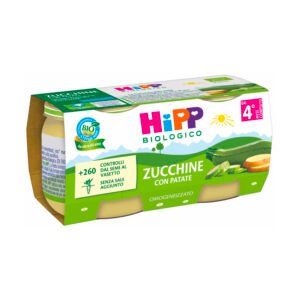 Confezione di Omogeneizzato Biologico HiPP Zucchine e Patate per neonati