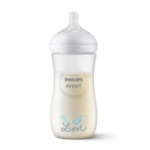 Biberon Philips Avent Natural 3.0 da 330ml con tettarella Risposta Naturale flusso 4