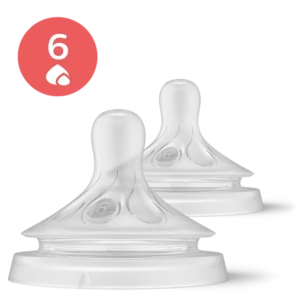 Coppia di tettarelle Philips Avent Natural 3.0 per liquidi densi e pappe con taglio a fessura