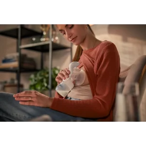 Tiralatte manuale Philips Avent con cuscinetto in silicone e biberon Natural 3.0 da 125ml