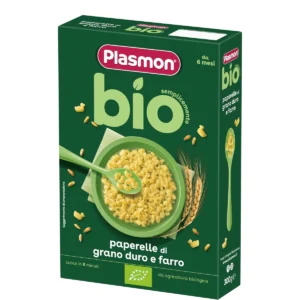 Confezione da 300g di pastina biologica Paperelle Plasmon BIO per lo svezzamento avanzato