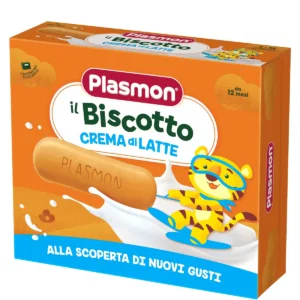 Confezione da 320g di biscotti Plasmon alla crema di latte per lo svezzamento