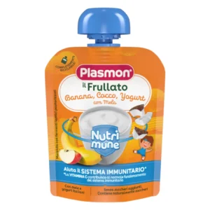 Pouch Plasmon Frullato Cocco Banana e Yogurt Nutrimune da 85g