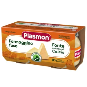 Confezione da 2 vasetti di omogeneizzato di formaggino fuso Plasmon