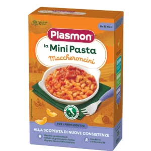 Scatola da 300g di pastina per bambini Maccheroncini con grano tenero Plasmon