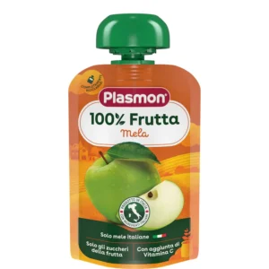 Confezione spremimi da 100g di frutta frullata alla mela Plasmon