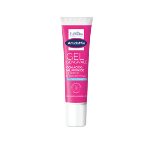 Tubetto da 15ml di EuPhidra AmidoMio Gel Gengivale lenitivo per la dentizione dei neonati