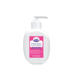 Flacone da 200ml di EuPhidra Fisioclean Emulsione Detergente viso per pelli secche