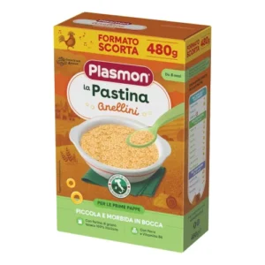 Confezione Pastina Anellini Plasmon 480g per neonati