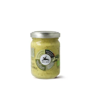 Vasetto di vetro da 130g di Alce Nero Pesto di Zucchine biologico