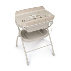 Bagnetto fasciatoio Bath e Go modello Bears con ripiano portaoggetti e decorazione orsetti