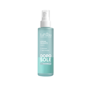 Flacone spray da 125ml di lozione calmante disarrossante corpo Euphidra AmidoMio