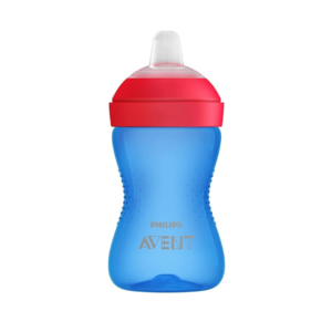 Tazza di apprendimento Philips Avent da 300ml blu con beccuccio morbido in silicone
