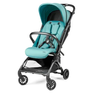 Passeggino leggero Volo Thaiti colore azzurro vista frontale tre quarti