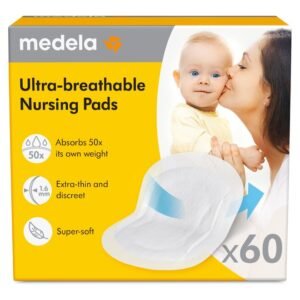 Confezione scorta di coppette assorbilatte ultra-traspiranti Medela da 60 pezzi