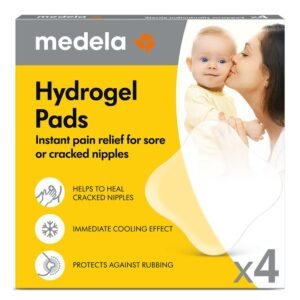 Confezione di cuscinetti idrogel Medela da 4 pezzi per il sollievo dei capezzoli