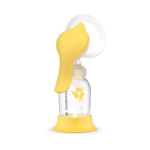 Tiralatte manuale Medela Harmony con leva ergonomica e flacone graduato