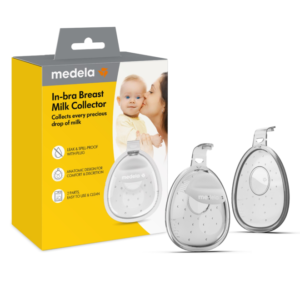 Raccoglitore di latte materno In-Bra Medela in silicone inseribile nel reggiseno