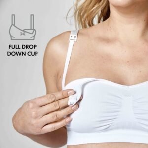 Reggiseno traspirante Keep Cool Medela senza imbottitura di colore bianco taglia l