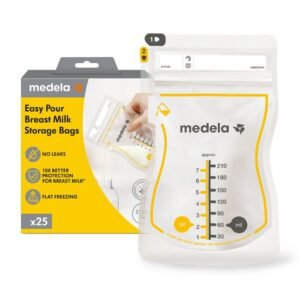 Confezione di sacche pre-sterilizzate Medela per la conservazione del latte materno